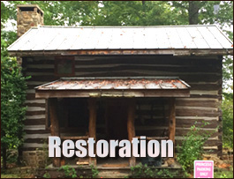 Historic Log Cabin Restoration  Broadview Heights, Ohio